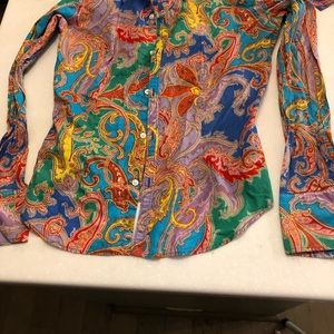 Ralph Lauren Shirt With Matching Bralette